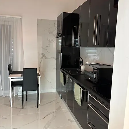 Black And White In Apartment Siofok